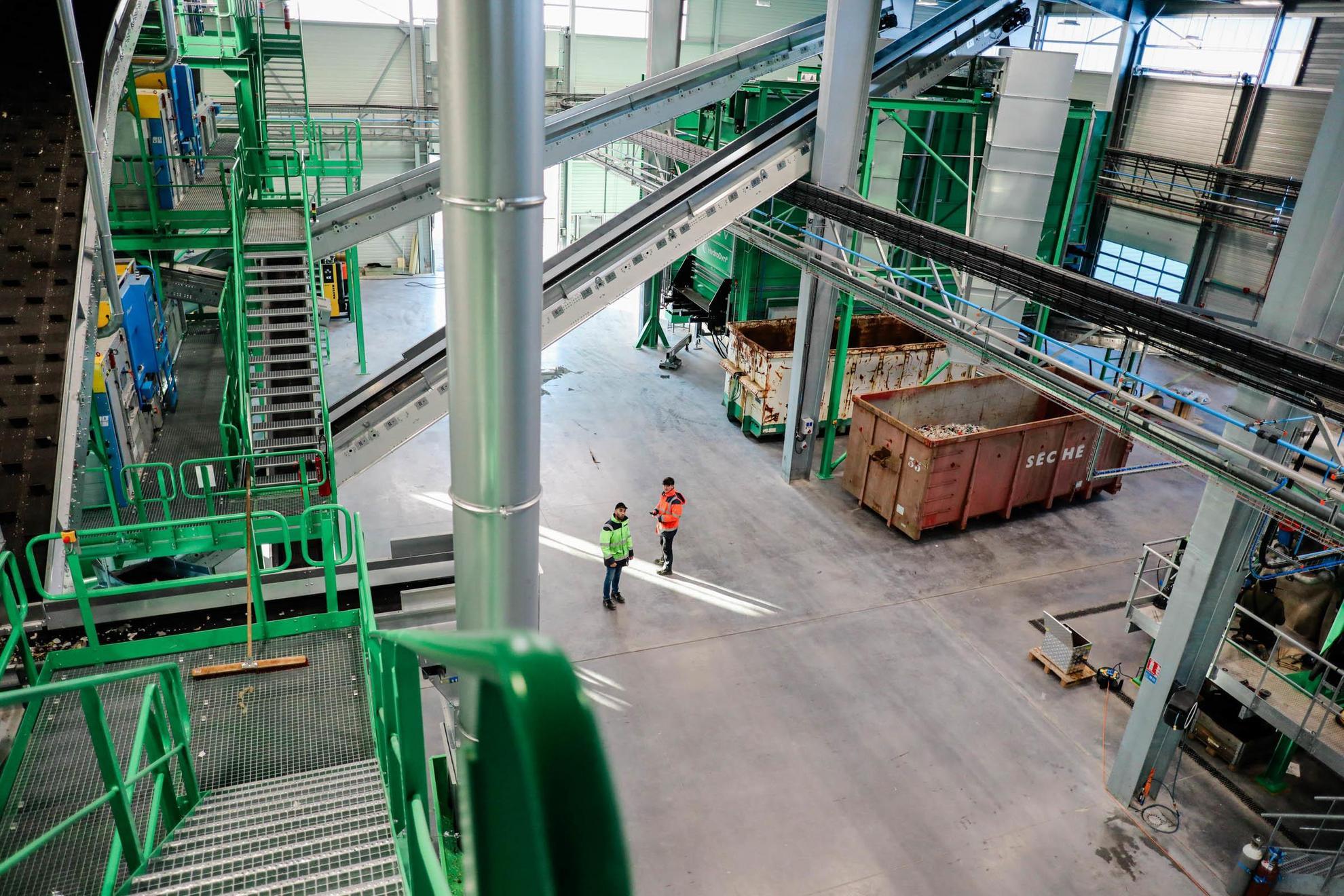 intérieur de l'usine Heuliad Environnement