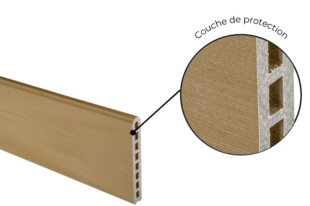 cloture composite coextrudé silvadec