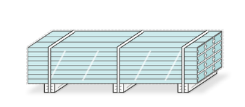 lames silvadec a recyclier palette sur chevrons